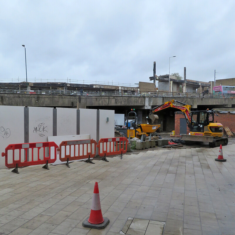 Broad Marsh Centre Demolition © John Sutton :: Geograph Britain And Ireland