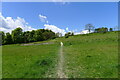 Climbing up the south-east flank of Middle Hill