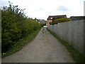 Track approaching Park Lane, Sutton Bonington