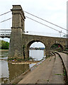 SK5737 : Downstream from the Suspension Bridge by John Sutton