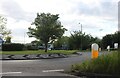 Roundabout on Royal Artillery Way, Southend