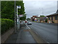 Bus stop and shelter on Low Glencairn Street (B7038)