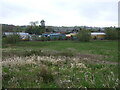 Farmland and industry on the outskirts of Cumnock