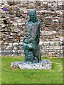 NU1241 : St Cuthbert of Lindisfarne by David Dixon
