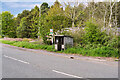 Wooden Bus Shelter on the Old  Great North Road