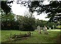 St Mary & St Milburgh: churchyard (1)