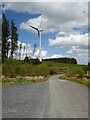 SJ0057 : Wind turbine, Tir Mostyn by Philip Halling