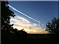 SP3586 : The contrails are back by Alan Paxton