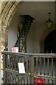 Closed off Galilee Chapel and west entrance, Debenham church