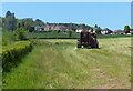 Tractor near Cofton Hackett