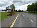 Bus stop and shelter on College Road