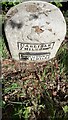 Milestone on NE side of A7 in Hopesike Woods 7 miles from Carlisle