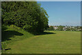 Edge of playing field, Teignmouth