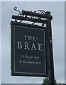 Sign for the Brae Village Bar & Restaurant