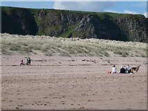 NO7463 : Beach at St Cyrus by Oliver Dixon