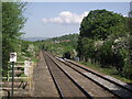 Hope Valley Line west of Hathersage station