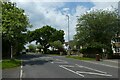 Looking west along Alwoodley Lane