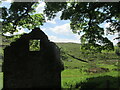 Remains of old barn near Naychurch farm