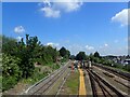 The railway seen from Upper Avenue