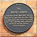 Plaque on The Burnt House