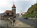 TA0588 : Marine Drive and toll house, Scarborough by Malc McDonald