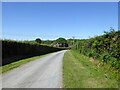 Private road to Tulleys Farm