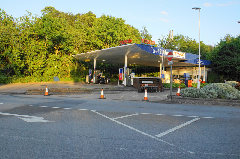 Tesco petrol filling station © Bill Boaden :: Geograph Britain and Ireland