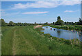 TL7099 : River Wissey near Stoke Ferry by Hugh Venables