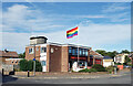 Fire Station and Flag