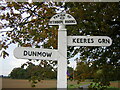 Direction Sign ? Signpost near Bigods Farm in Aythorpe Roding