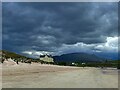 NC3968 : Rain clouds gather over Balnakeil House by Graham Hogg