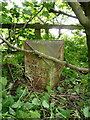 Milepost beside the B5314 at Cross Roads