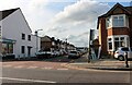 Haslemere Road at the junction of Green Lane