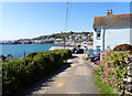 The South West Coast Path entering Coverack from the north