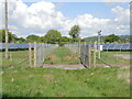 ST4462 : Right through the middle of the solar farm by Neil Owen