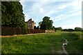 Path beside Fulford Hall