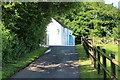 Driveway to Abbey Equine Clinic