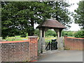 Entrance to Donisthorpe Cemetery