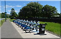 NO3729 : E-bike hire station, Riverside Park by JThomas