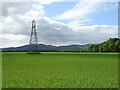 Crop field and pylon, Clashbenny