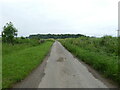 Straight stretch of unnamed Rural Road