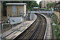 Woolwich Dockyard station, looking east