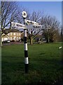 Direction Sign ? Signpost on the A128 in Herongate