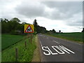 B9113 approaching bends, Quarrybank