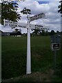 TL6426 : Direction Sign â Signpost at Church End, Lindsell by John V Nicholls