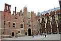 TQ1568 : Hampton Court Palace - Clock Court (2) by Martin Tester