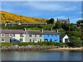 Houses beside Helmsdale Harbour