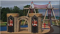 NT8439 : Wonderful New Playpark in Coldstream by Jennifer Petrie