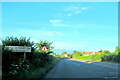 North Petherton village sign on the Taunton Road