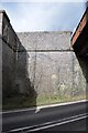 The bricked up entrance to Finmere Station